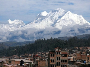 Vista panorámica de la ciudad de Huaraz en Ancash