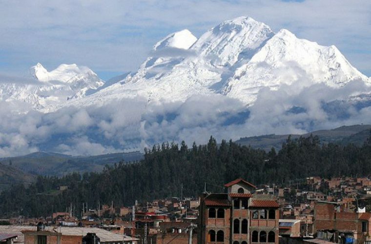 Vista panorámica de la ciudad de Huaraz en Ancash
