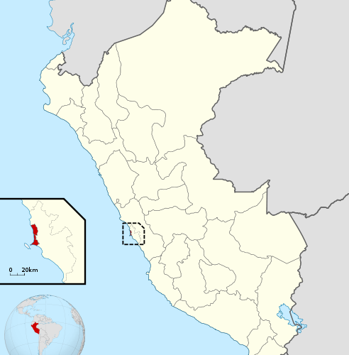 Ubicación de la Provincia Constitucional del Callao