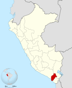 Ubicación del Departamento de Moquegua