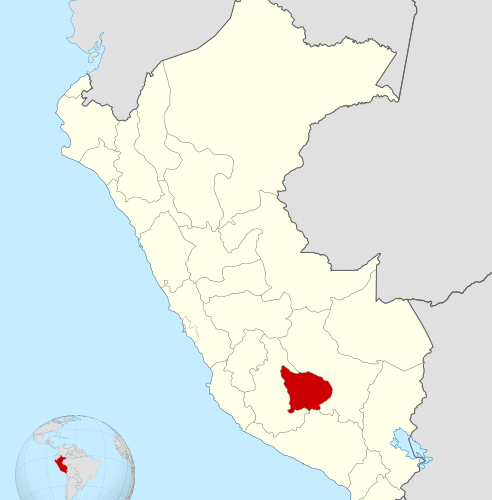 Ubicación del Departamento de Apurímac