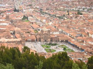 Vista panorámica de Cusco