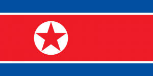 Bandera de Corea del Norte