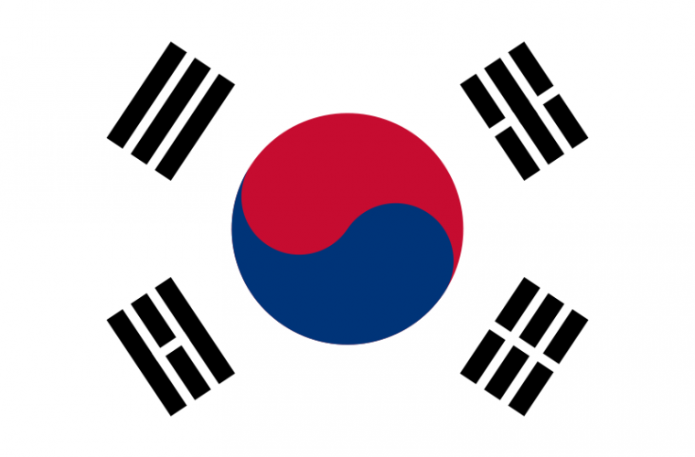 Bandera de Corea del Sur