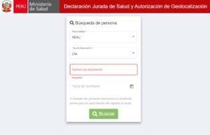 Declaración Jurada