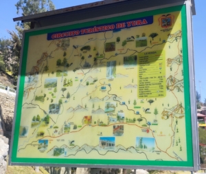 Mapa del Circuito Turístico de Yura